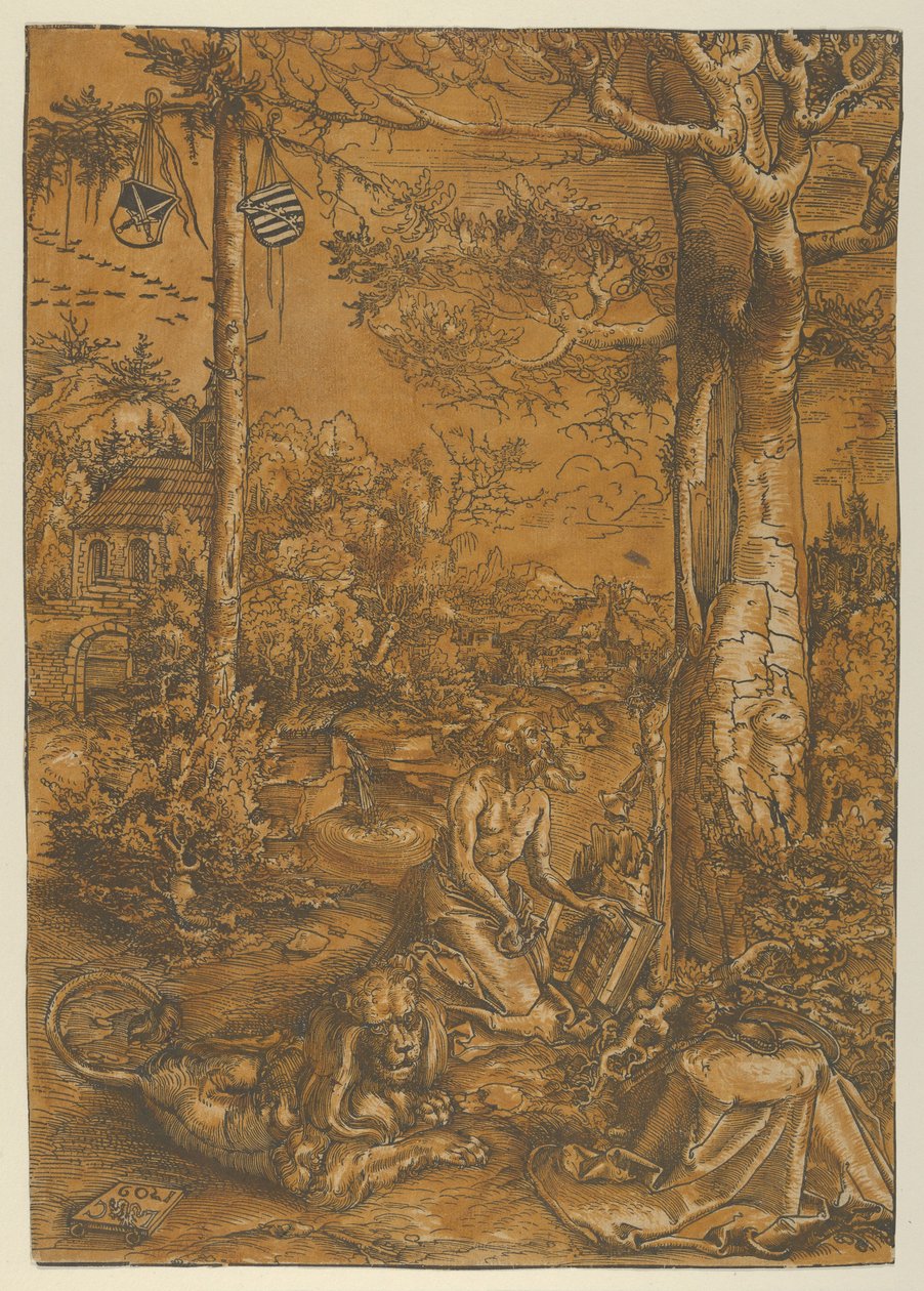 La penitencia de San Jerónimo, 1509 de Lucas Cranach the Elder