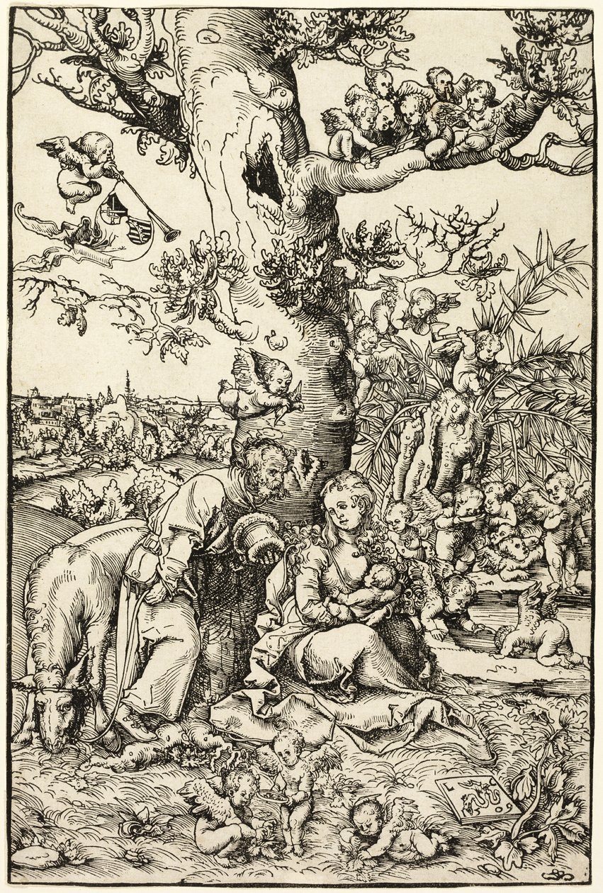 El resto de la huida a Egipto de Lucas Cranach the Elder