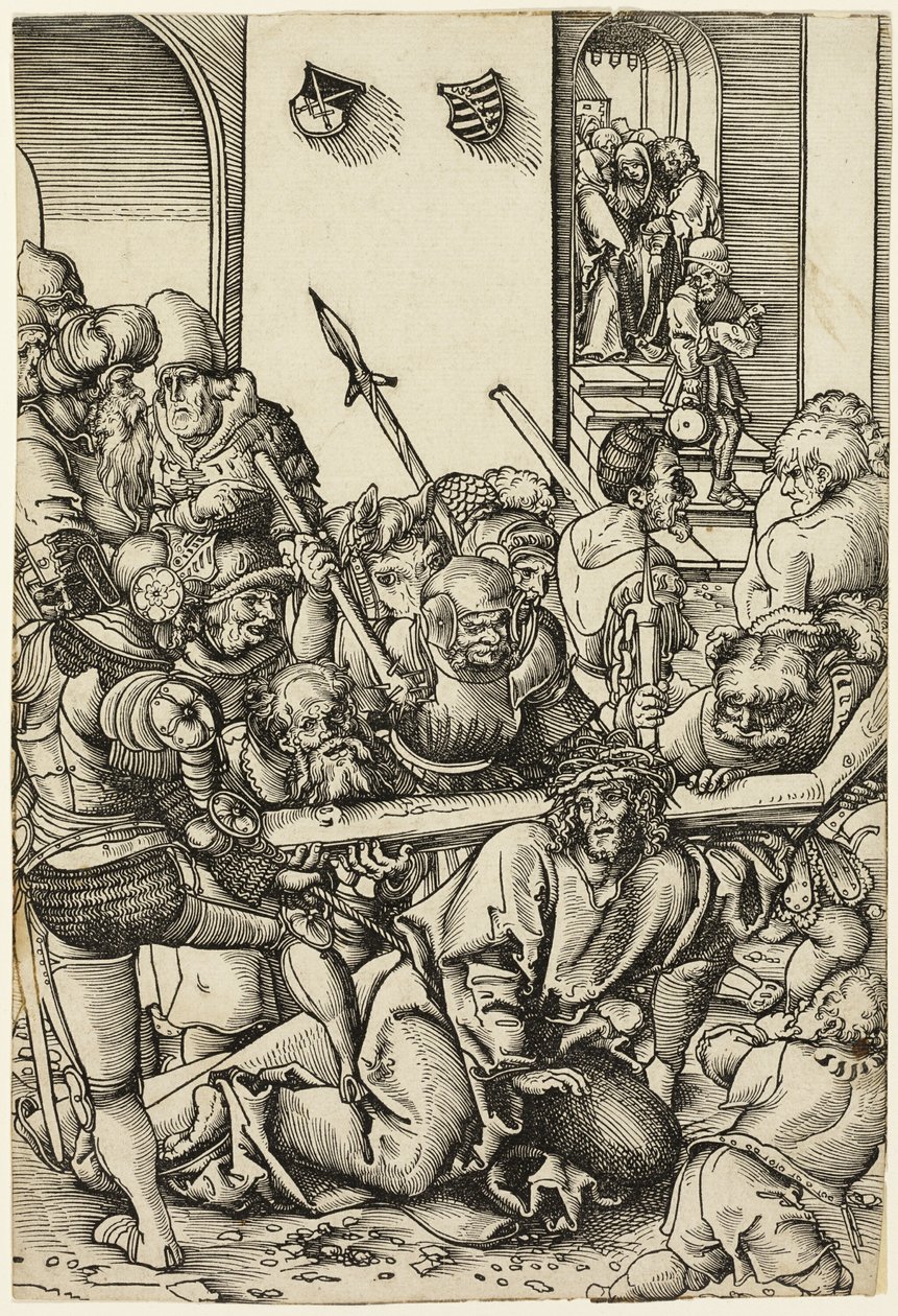 El camino del Calvario, de la Pasión de Lucas Cranach the Elder