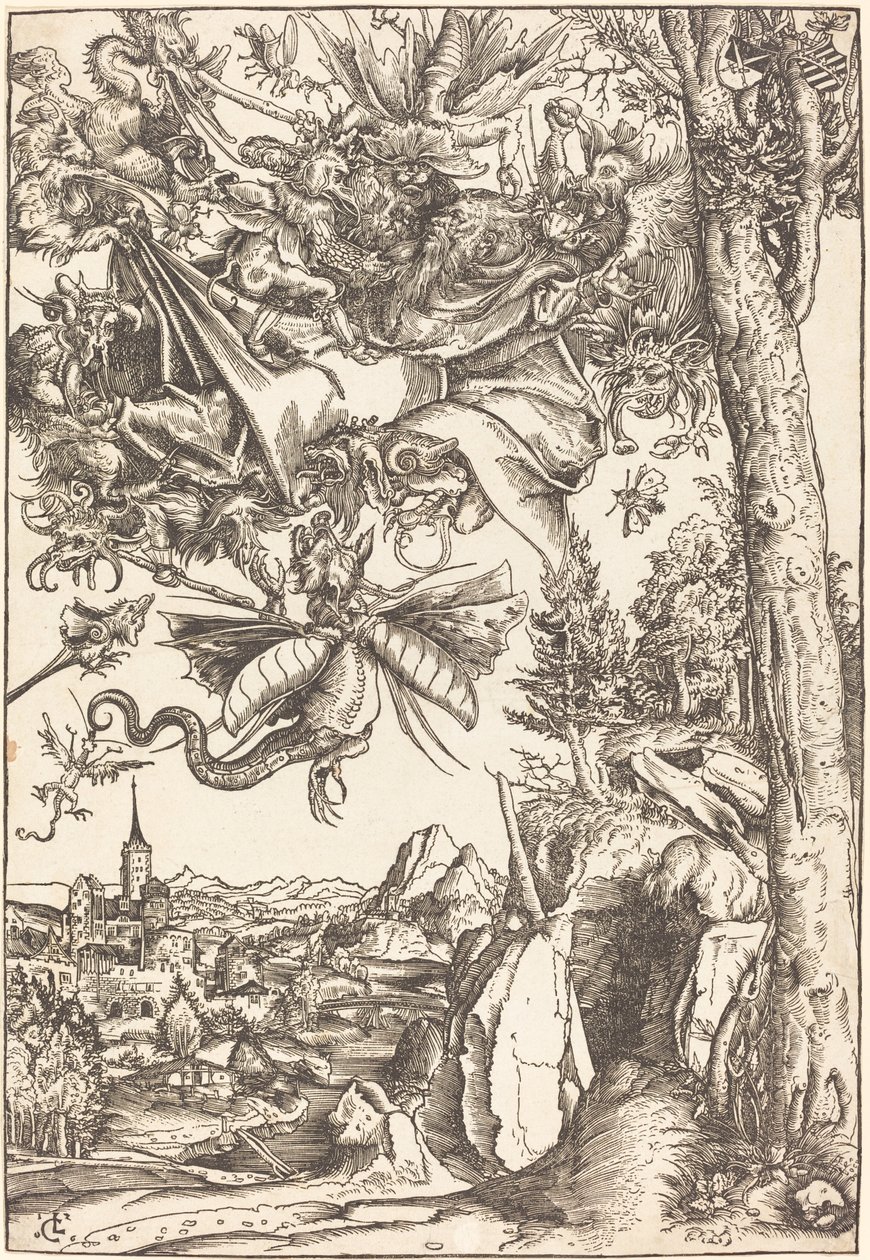 La tentación de San Antonio de Lucas Cranach the Elder