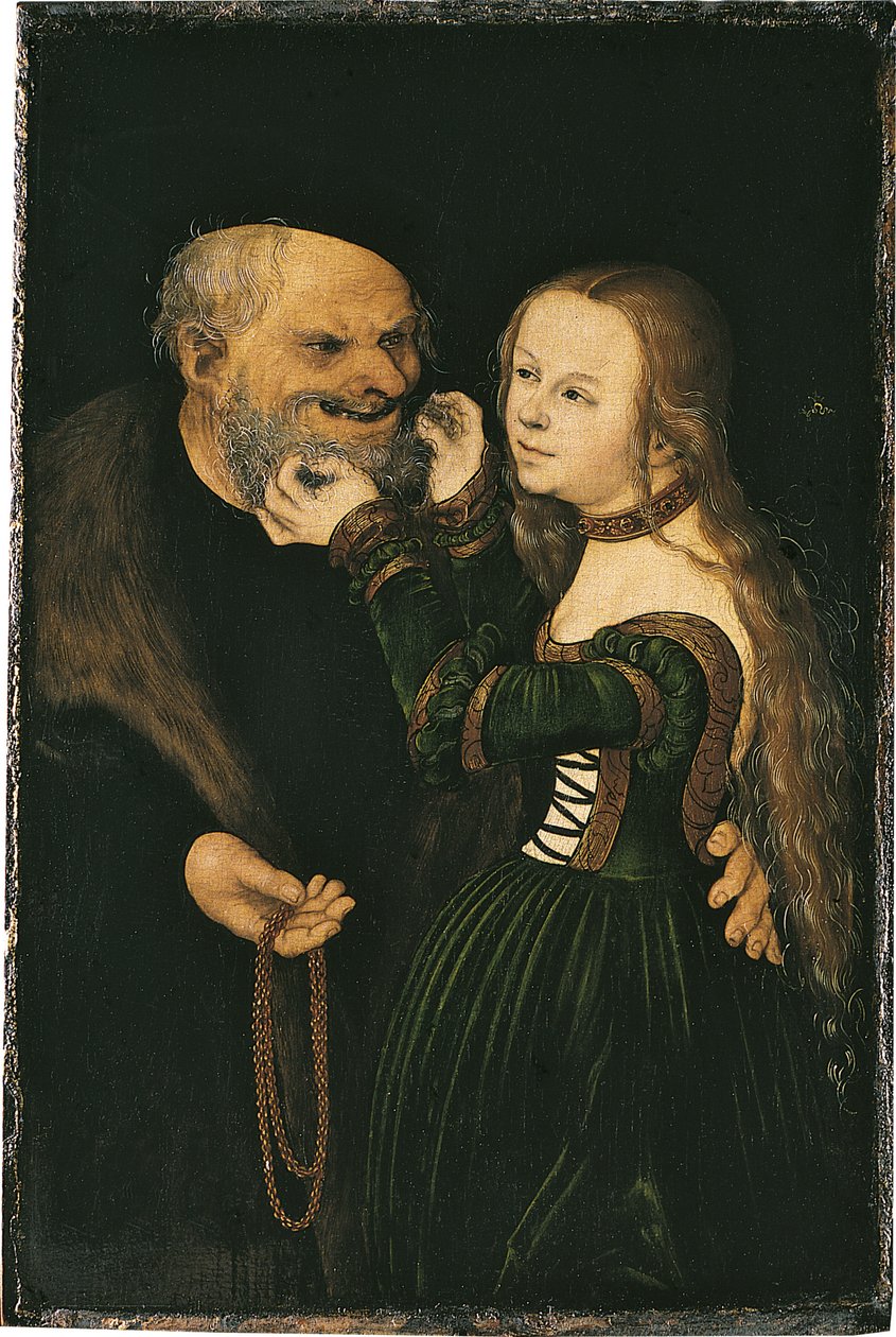 La Pareja Desigual de Lucas Cranach the Elder