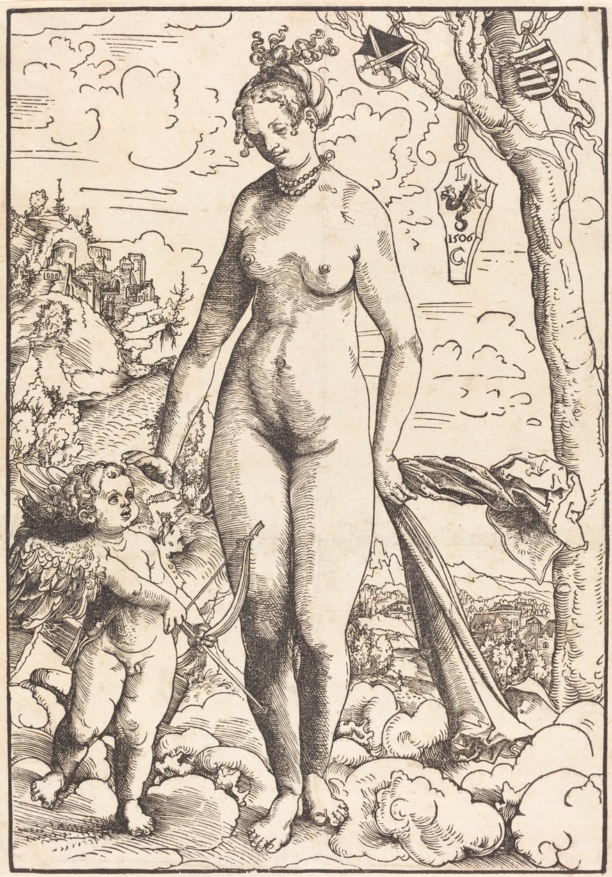 Venus y Cupido de Lucas Cranach the Elder