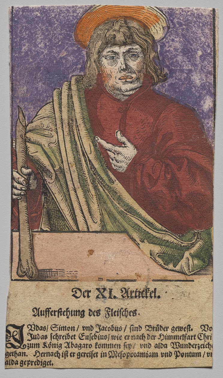Judas de Cristo, los Apóstoles y San Pablo de Lucas Cranach the Elder, After