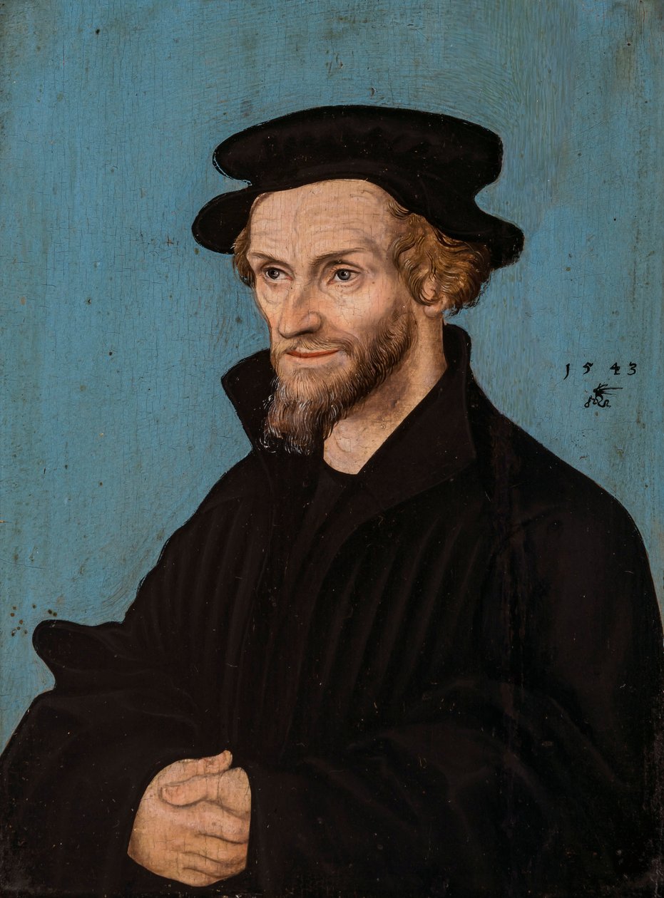 Philip Melanchthon de Lucas Cranach the Elder and workshop