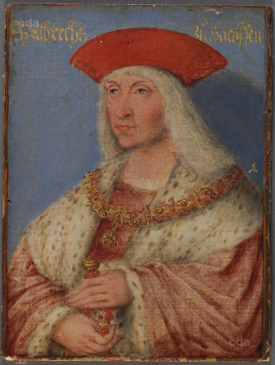 Alberto el Valiente, 1443-1500 (AT KHM GG4796) de Lucas Cranach the Younger
