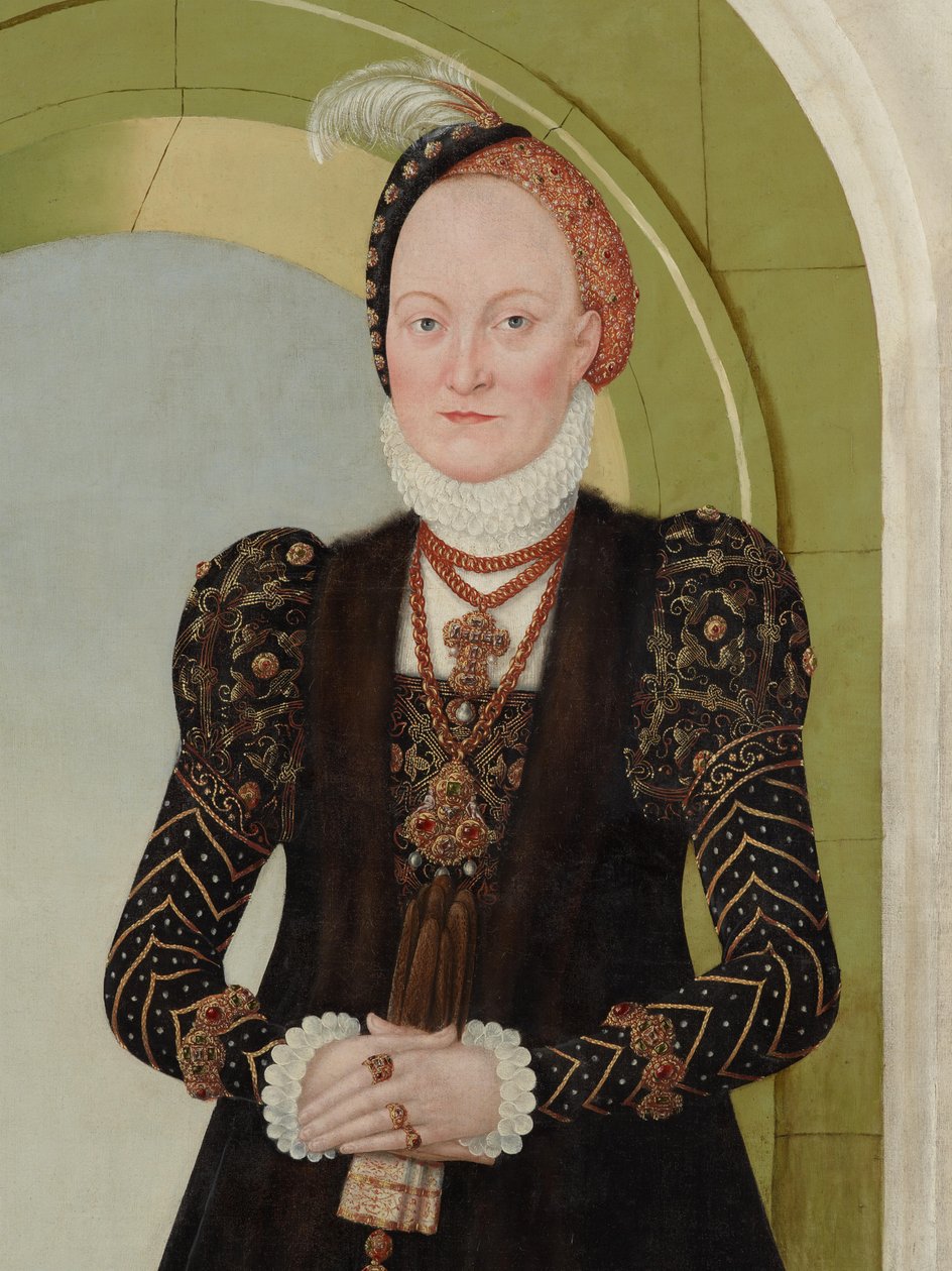 Ana de Dinamarca, duquesa de Sajonia de Lucas Cranach the Younger