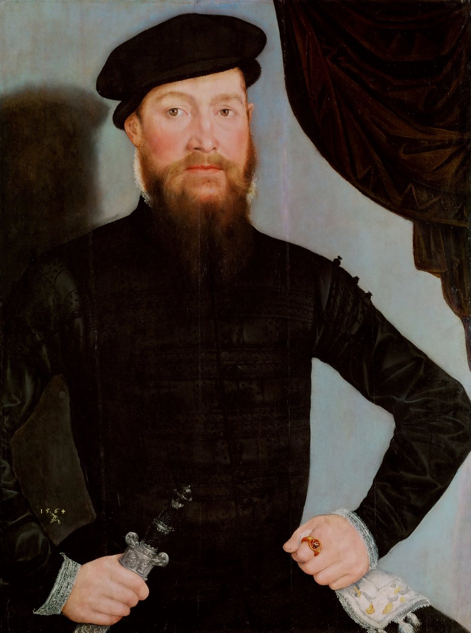 Alemán: Retrato Masculino Retrato Masculino de Lucas Cranach the Younger