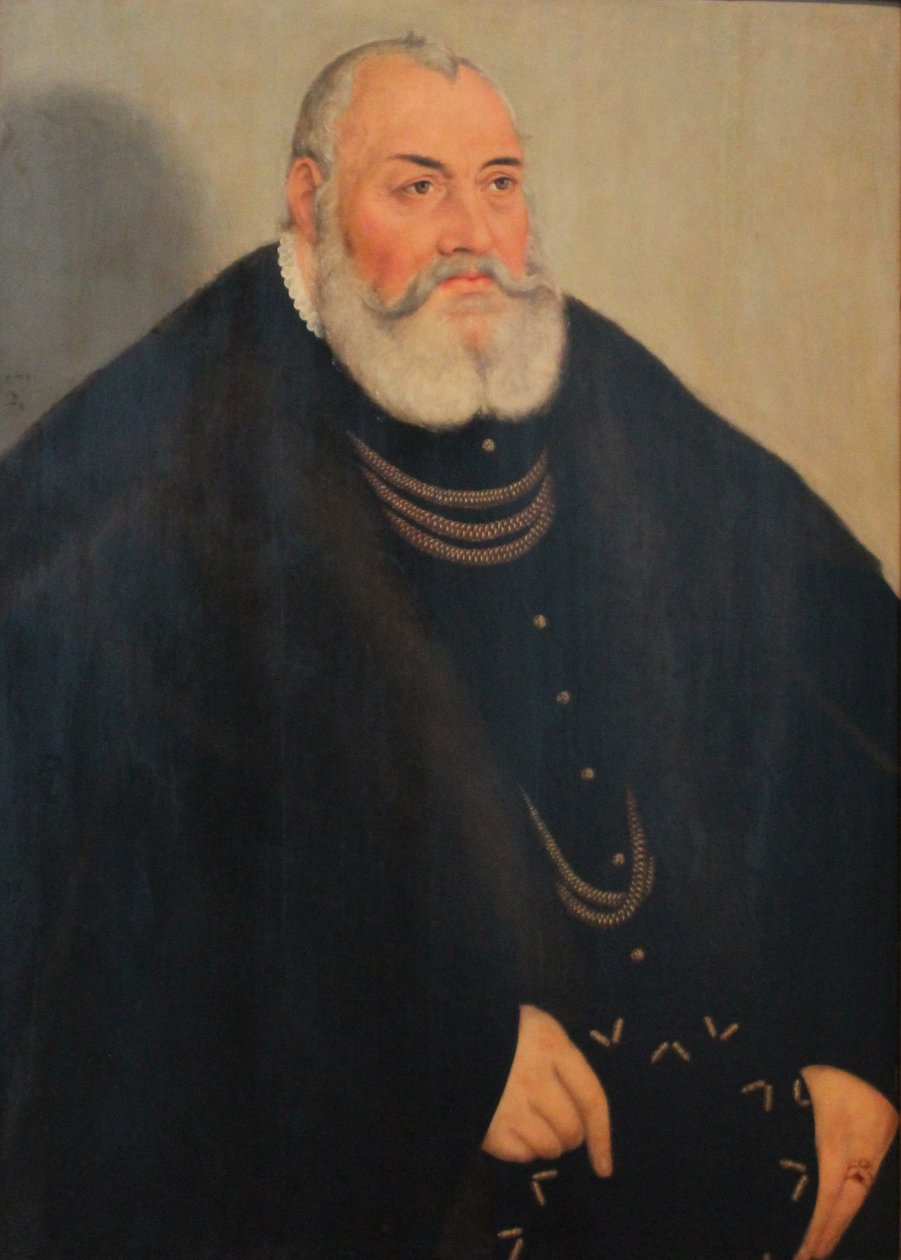 Retrato de Jorge el Piadoso de Brandeburgo-Ansbach de Lucas Cranach the Younger