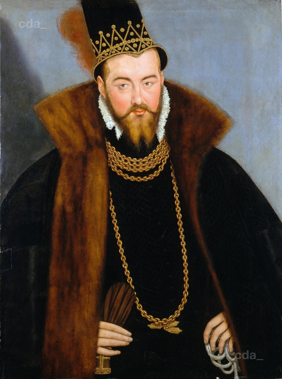 Retrato del margrave Georg Friedrich de Brandeburgo-Ansbach-Bayreuth de Lucas Cranach the Younger