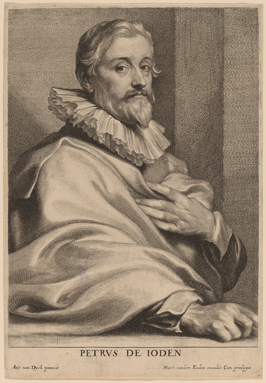 Pieter de Jode el Viejo de Lucas Emil Vorsterman after Sir Anthony van Dyck