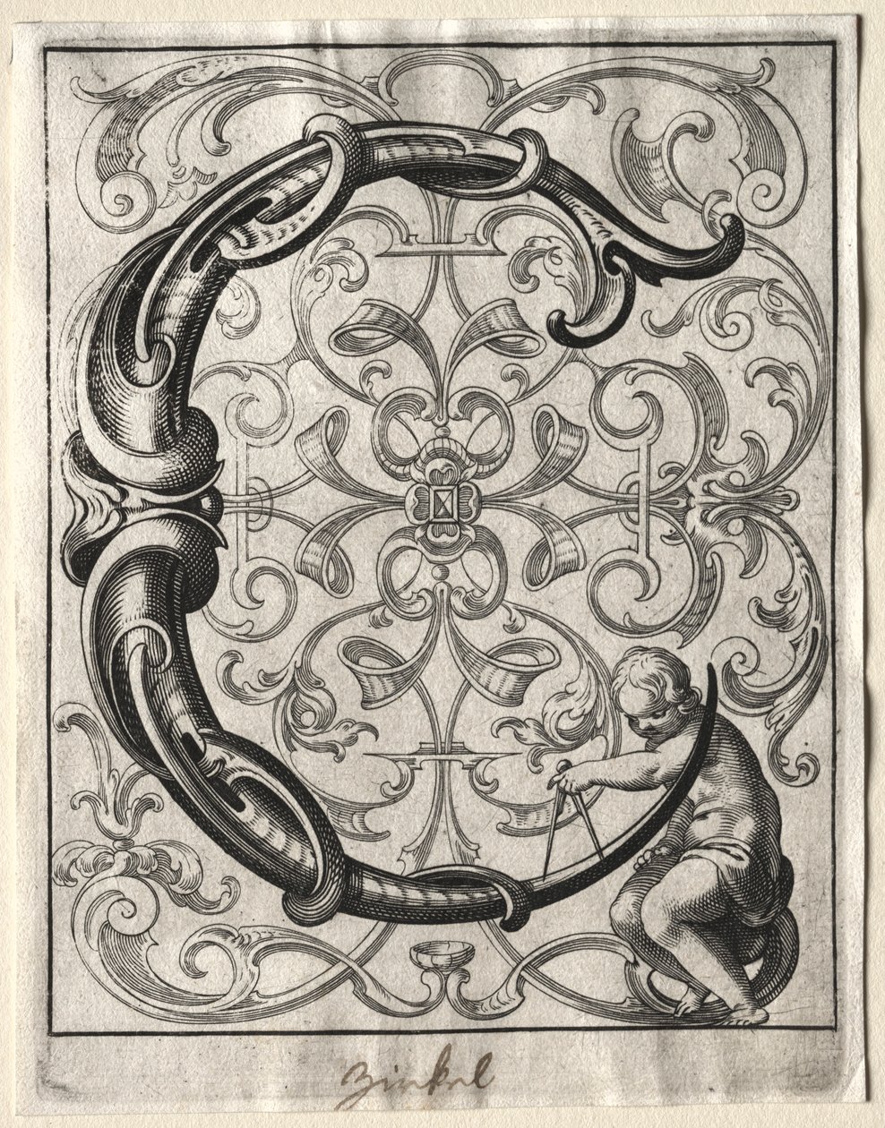 Nuevo folleto ABC: C, 1627 de Lucas Kilian