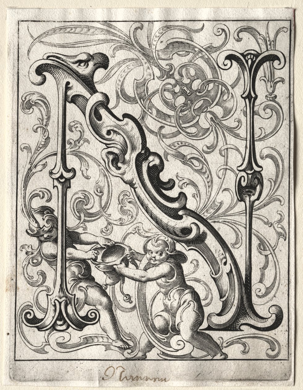 Nuevo folleto ABC: N, 1627 de Lucas Kilian