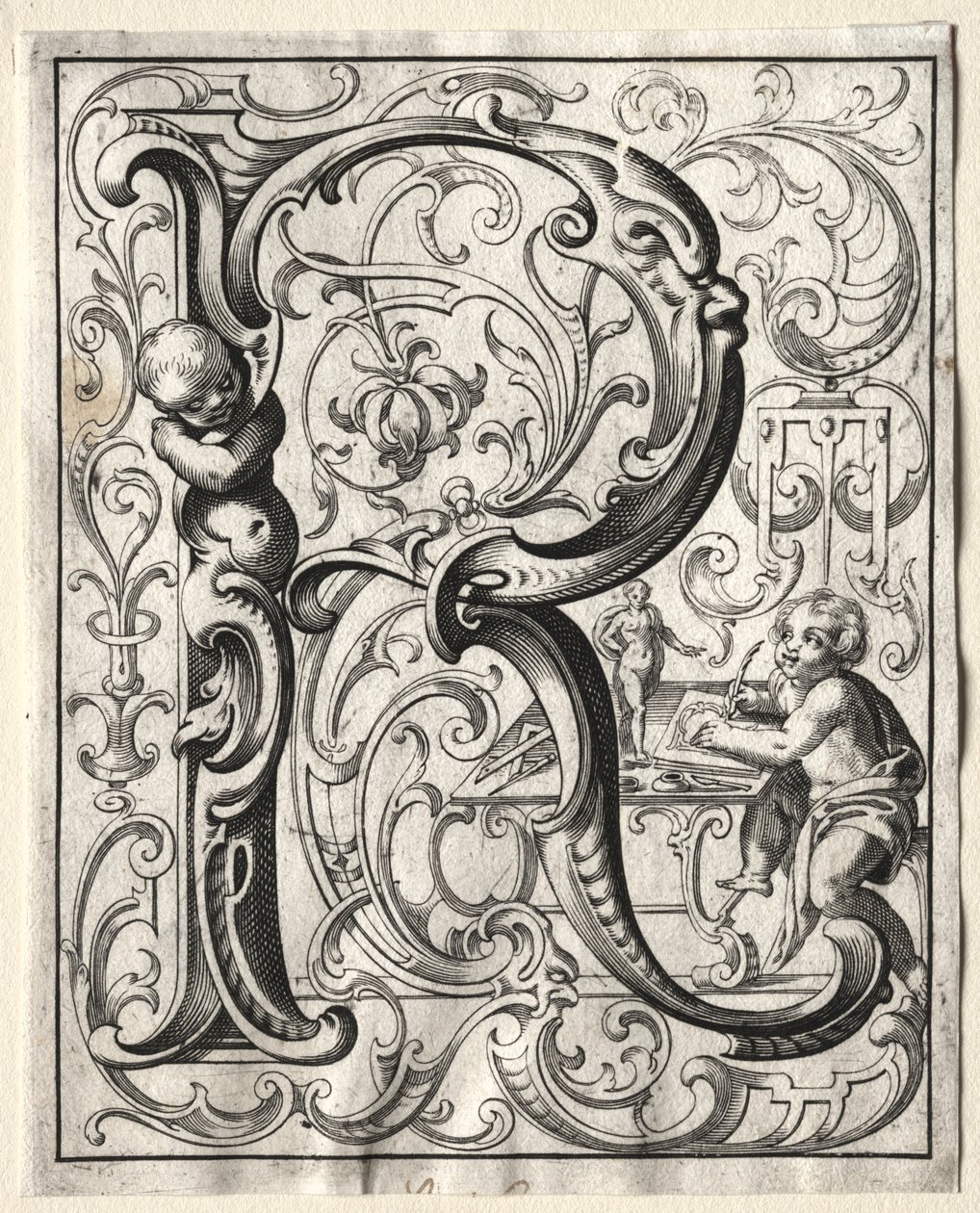 Nuevo folleto ABC: R, 1627 de Lucas Kilian