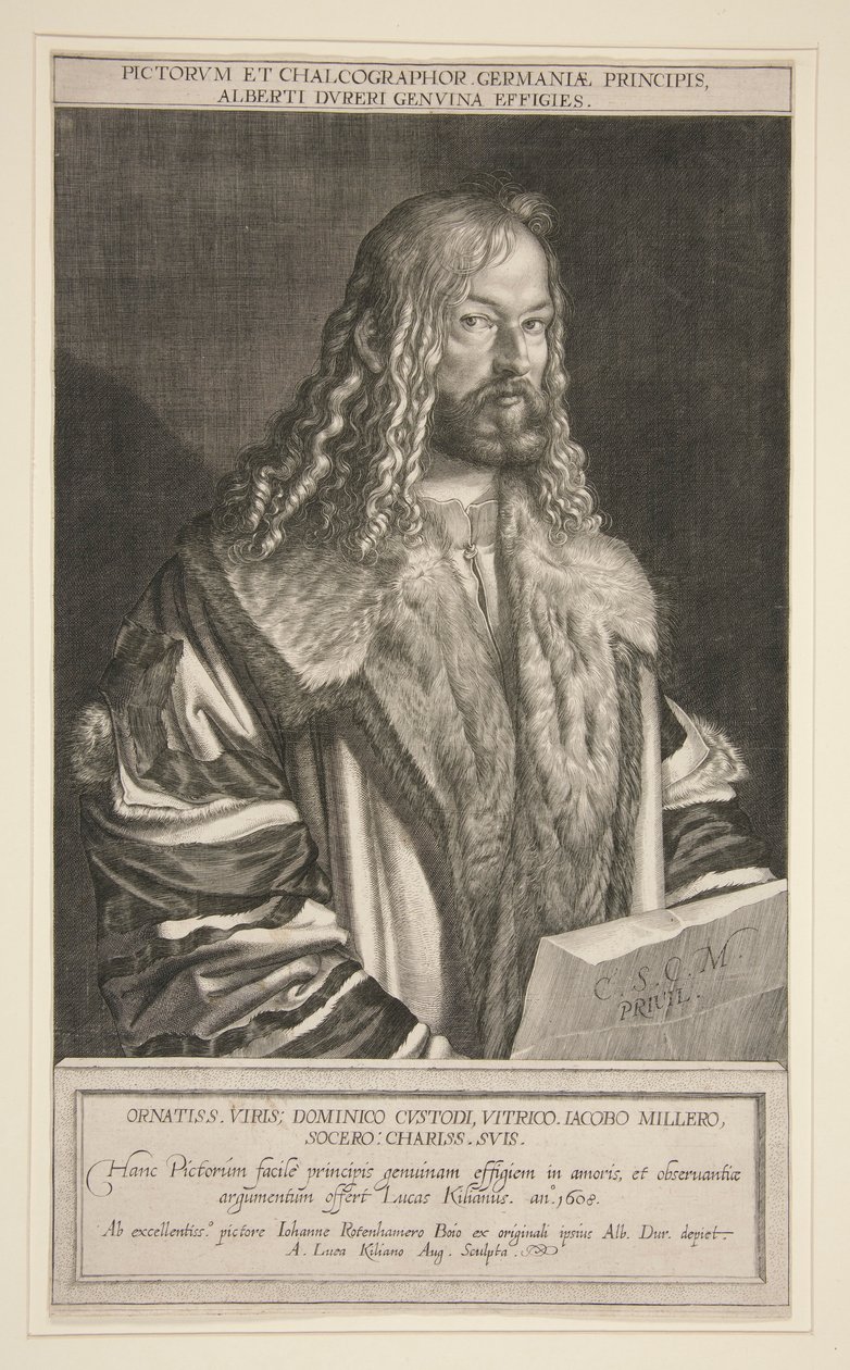 Retrato de Alberto Durero de Lucas Kilian