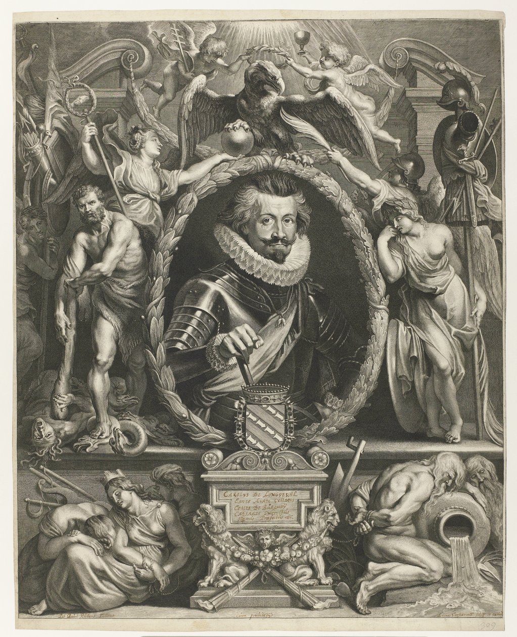 Retrato de Carlos Buenaventura de Longueval, Conde de Bucquoy
Retrato de Charles-Bonaventure de Longueval, Conde de Bucquoy de Lucas Vorsterman (I)