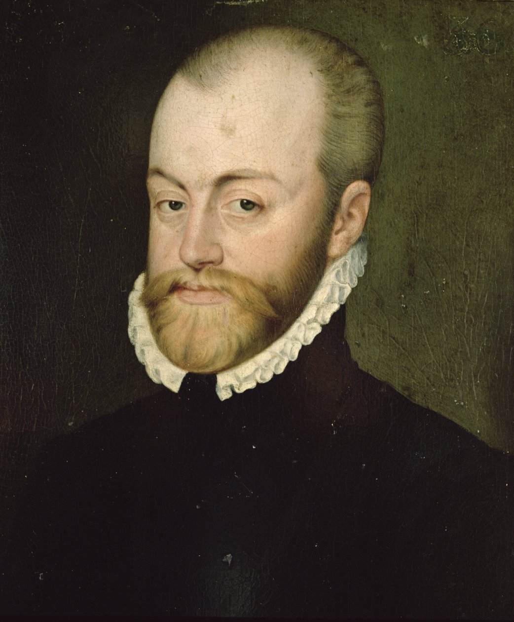 Retrato de Felipe II (1527-1598), rey de España (óleo sobre lienzo) de Lucas de Heere