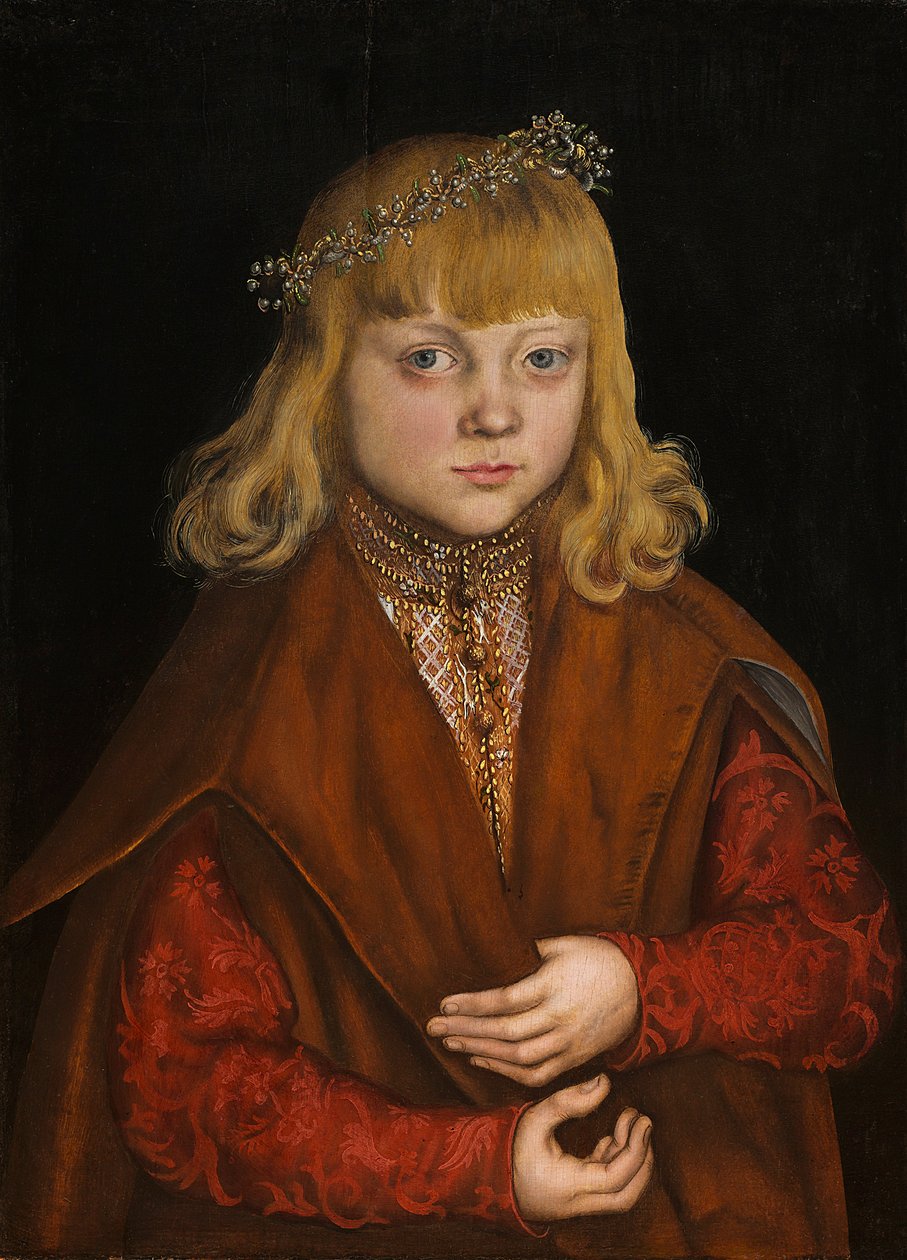 Un príncipe de Sajonia, c.1517 de Lucas the Elder Cranach
