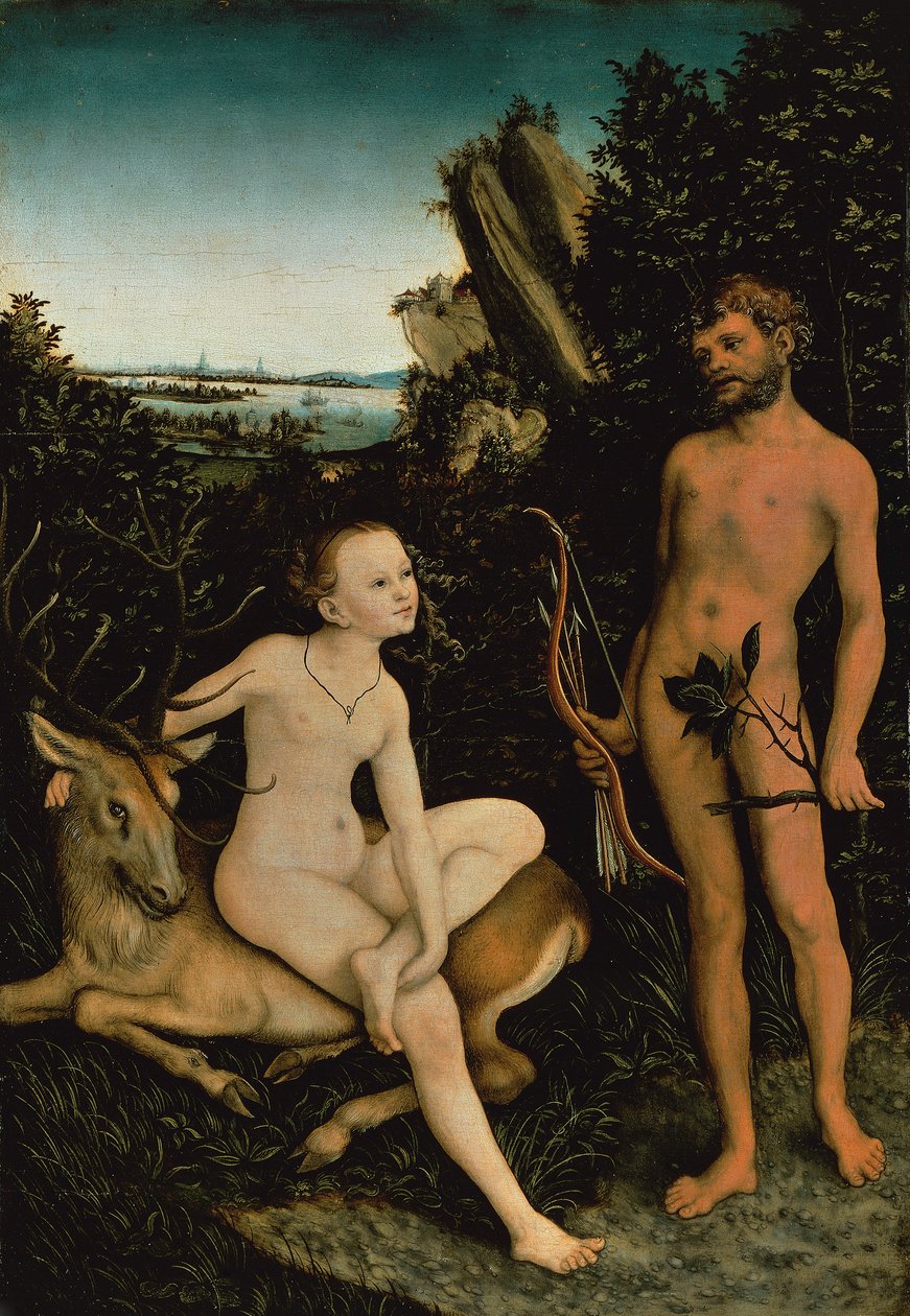 Apolo y Diana de Lucas the Elder Cranach
