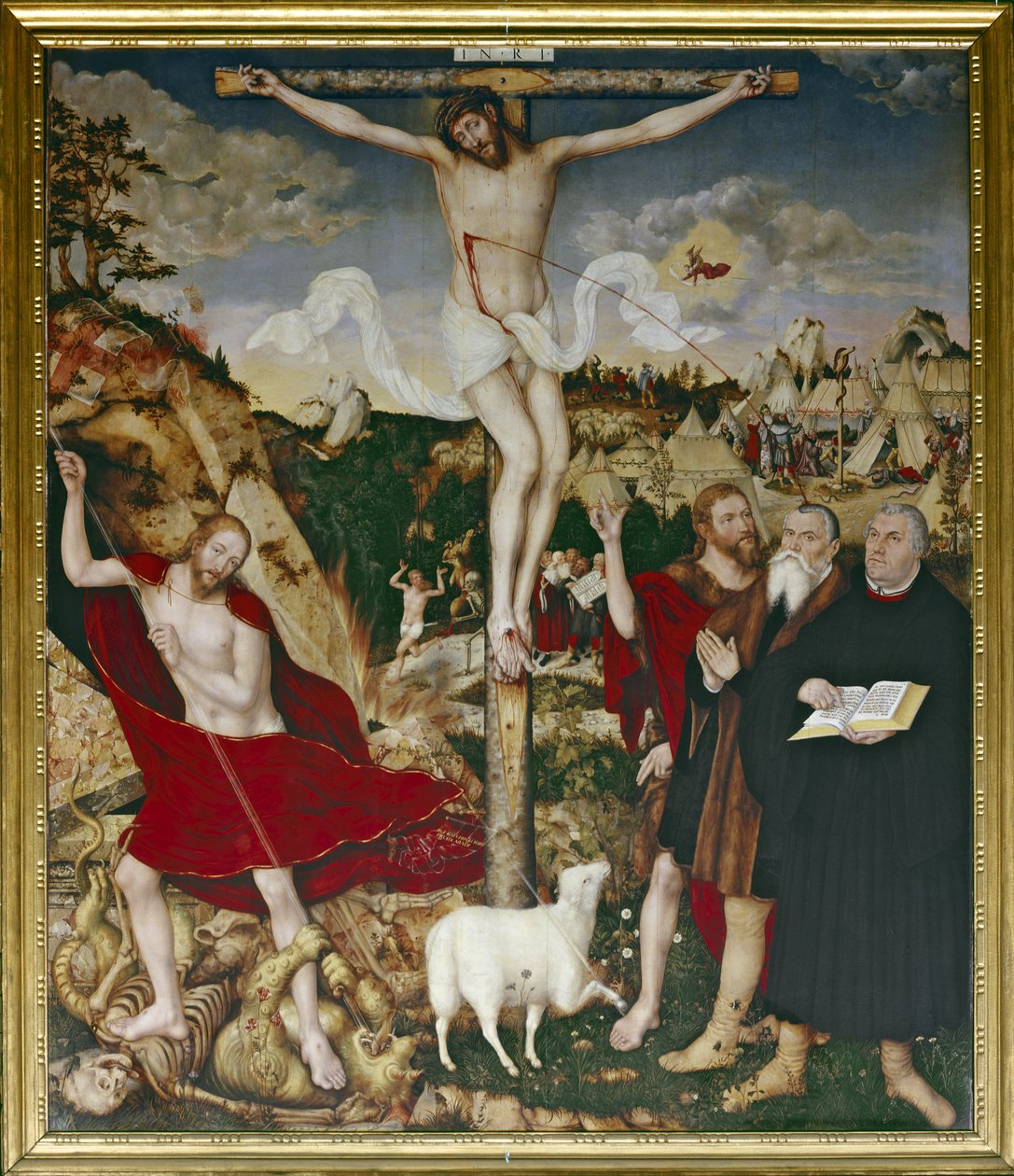Cristo en la Cruz de Lucas the Elder Cranach