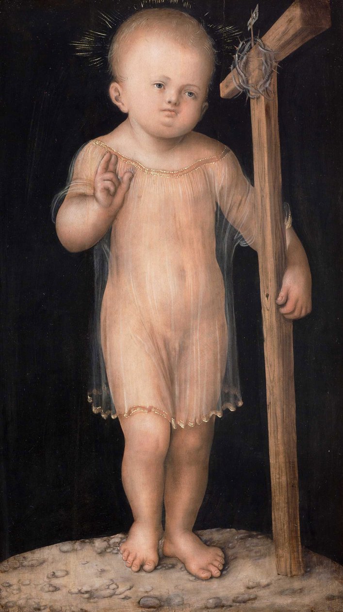 El Niño Jesús bendiciendo de Lucas the Elder Cranach