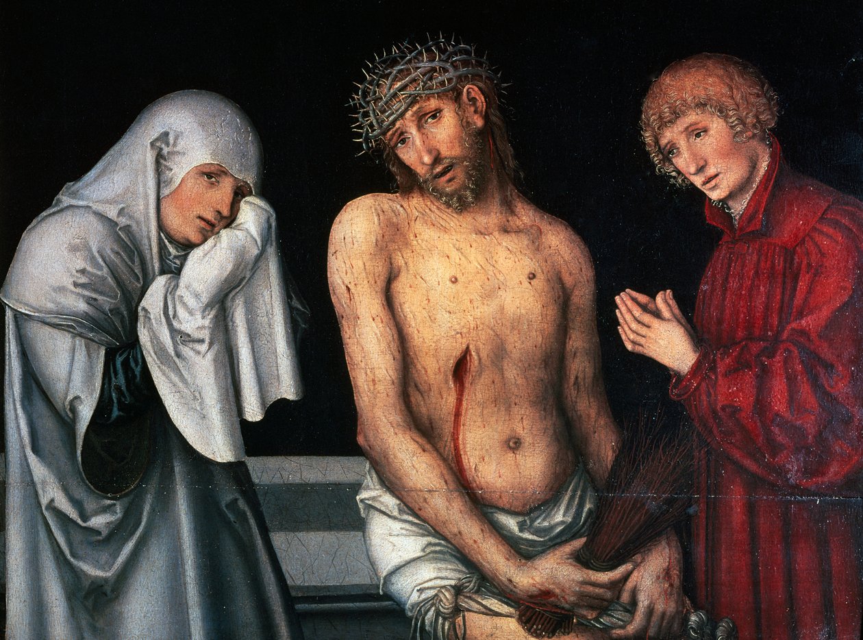 Piedad, por Lucas Cranach el Viejo de Lucas the Elder Cranach