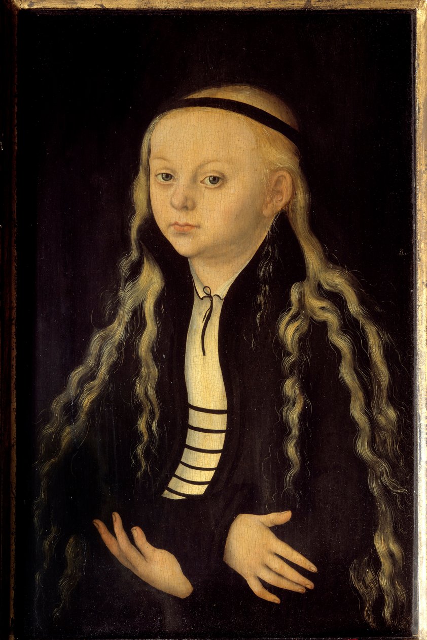 Retrato de Magdalena Luther (1529-1542) hija de Martin Luther de Lucas the Elder Cranach