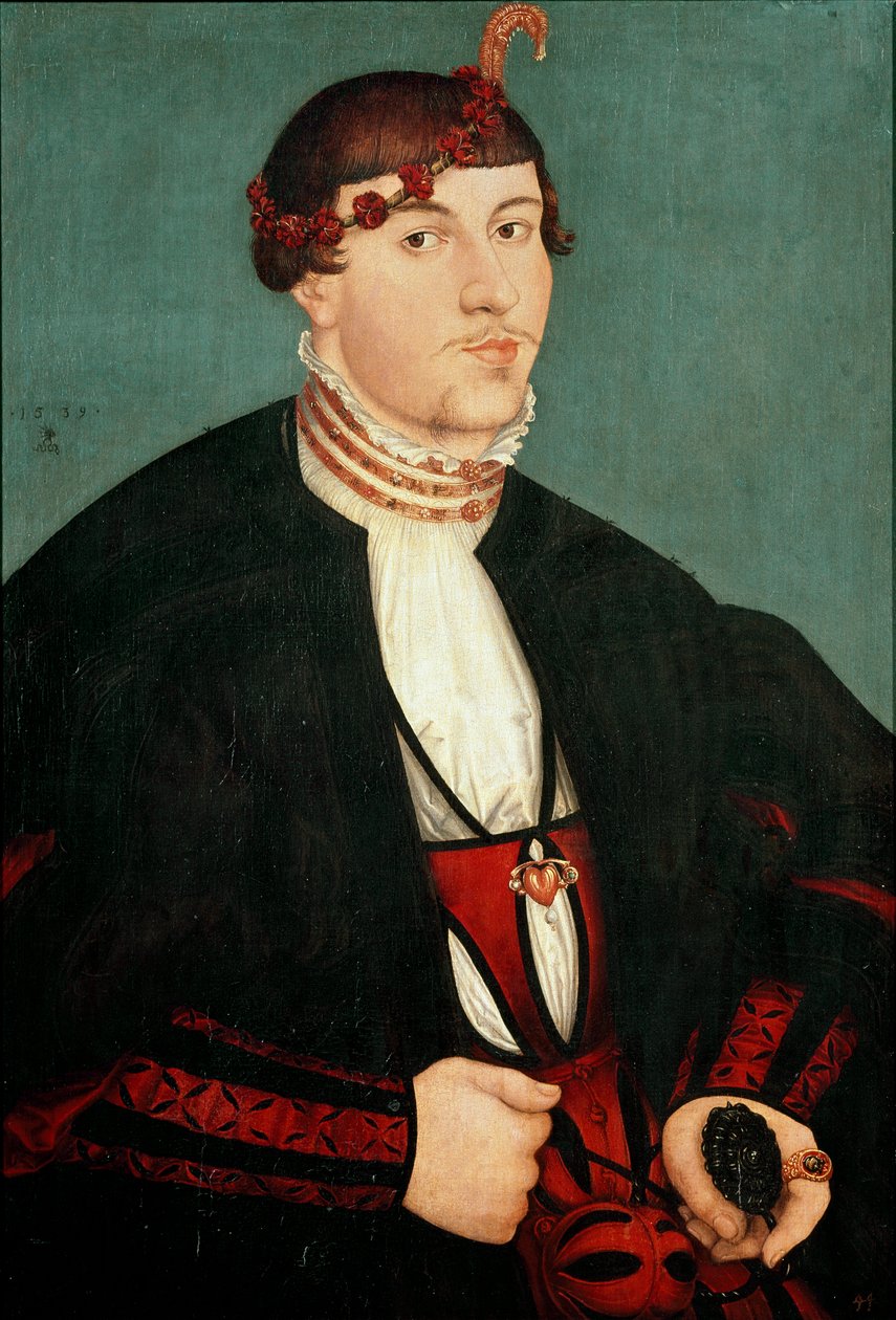 Retrato de un caballero llamado el prometido de Lucas the Elder Cranach