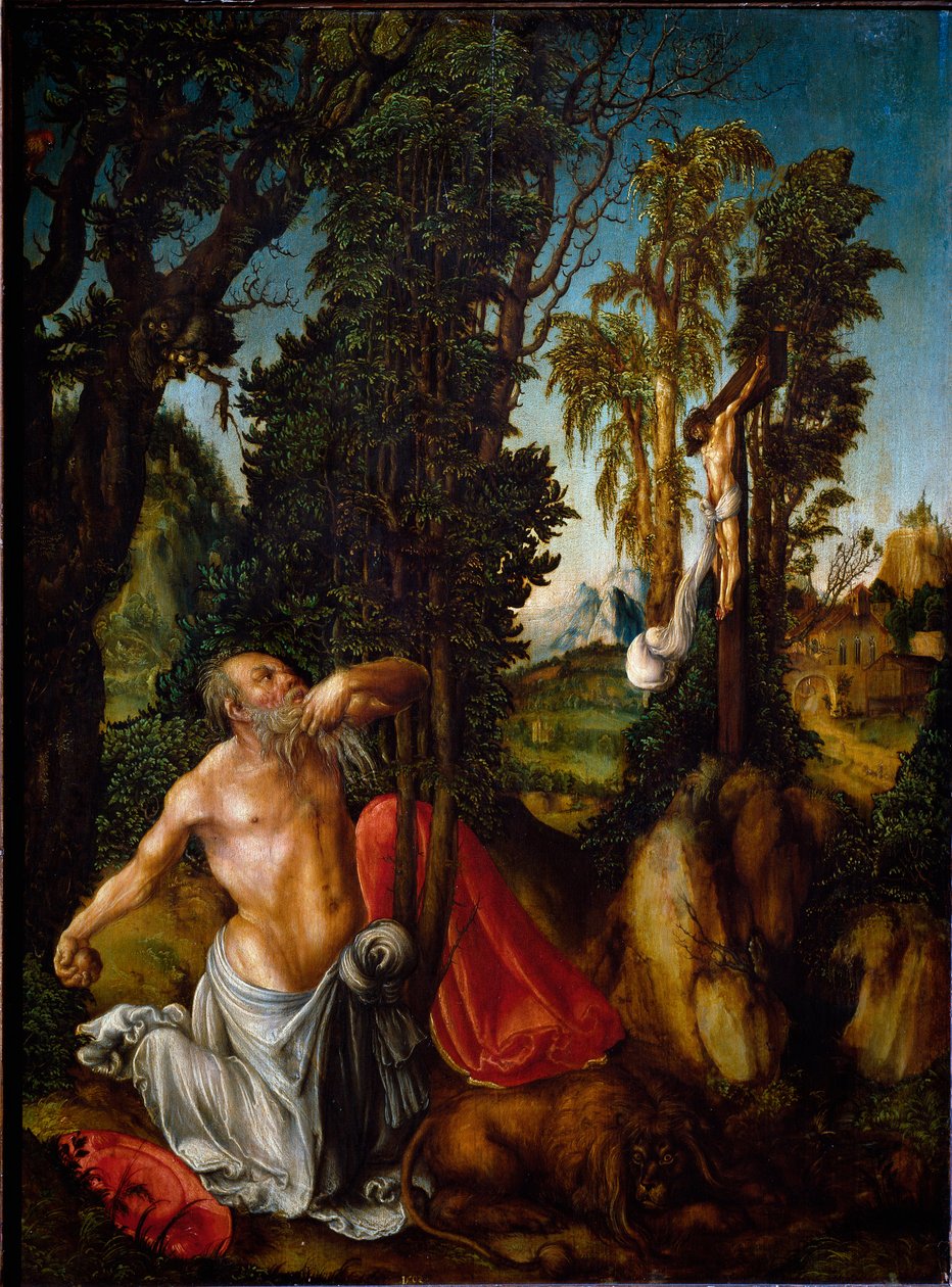 San Jerónimo en penitencia de Lucas the Elder Cranach