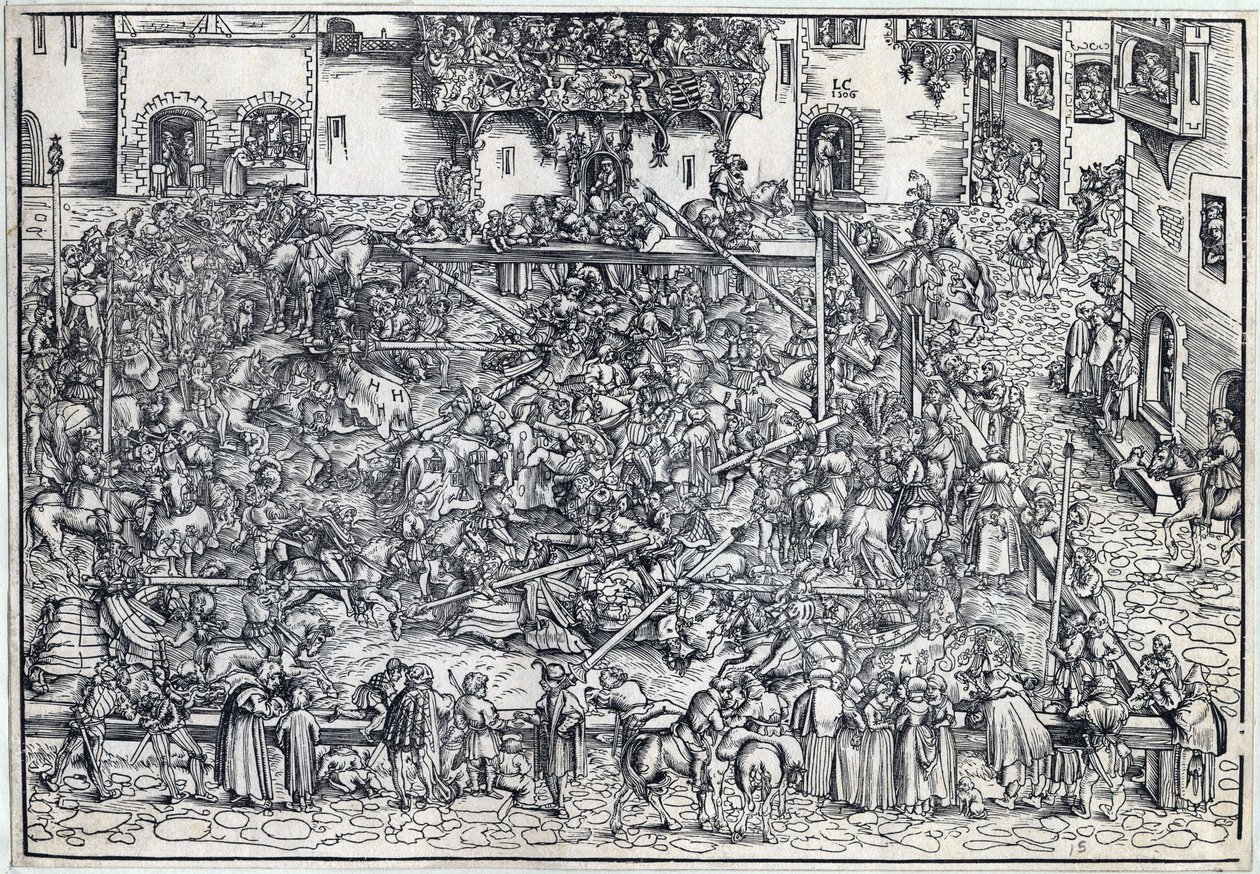 Torneo de Lucas the Elder Cranach