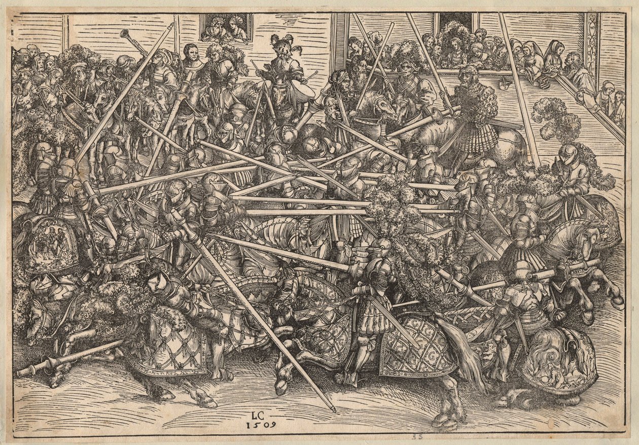 Torneo de Lucas the Elder Cranach
