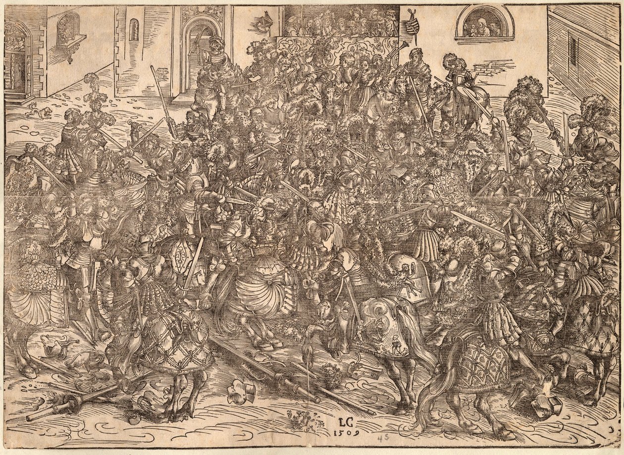 Torneo de Lucas the Elder Cranach