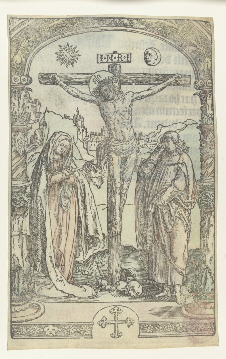 Cristo en la cruz de Lucas van Leyden (attributed to)