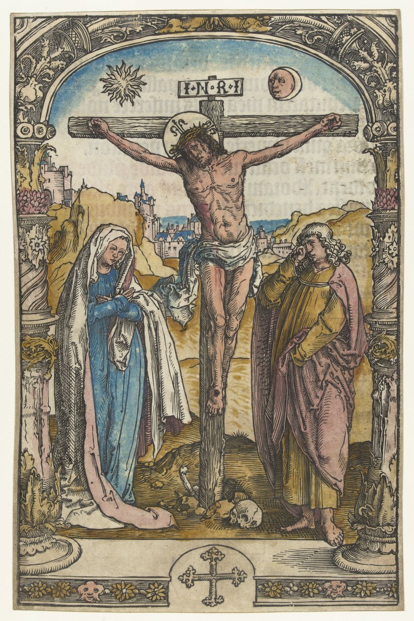 Cristo en la cruz de Lucas van Leyden (attributed to)