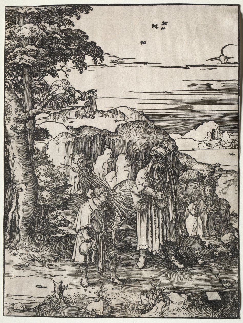 Abraham Going to Sacrifice Isaac de Lucas van Leyden