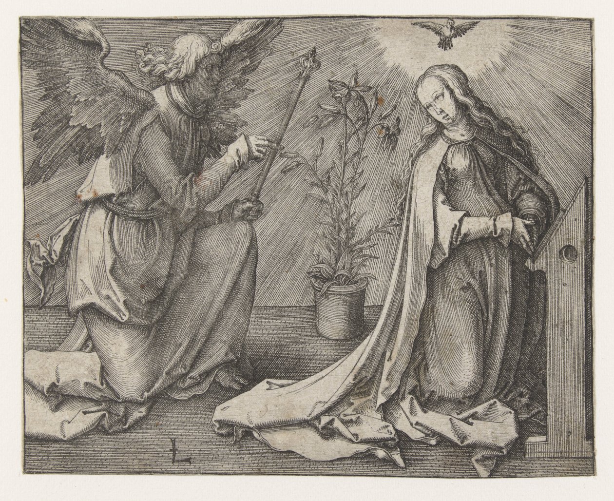 Anunciación de Lucas van Leyden