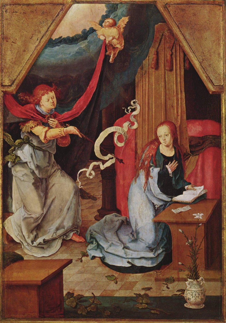 Anunciación de Lucas van Leyden