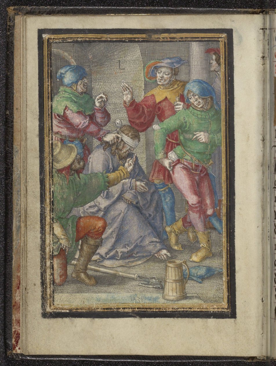 Mofa Pasión de Cristo (título de la serie) de Lucas van Leyden