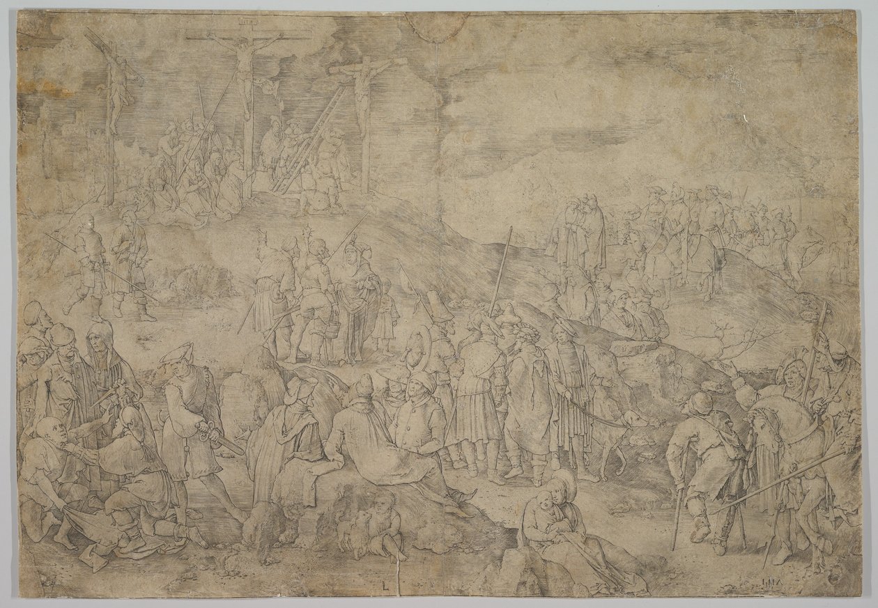 Calvario Gólgota, 1517 de Lucas van Leyden