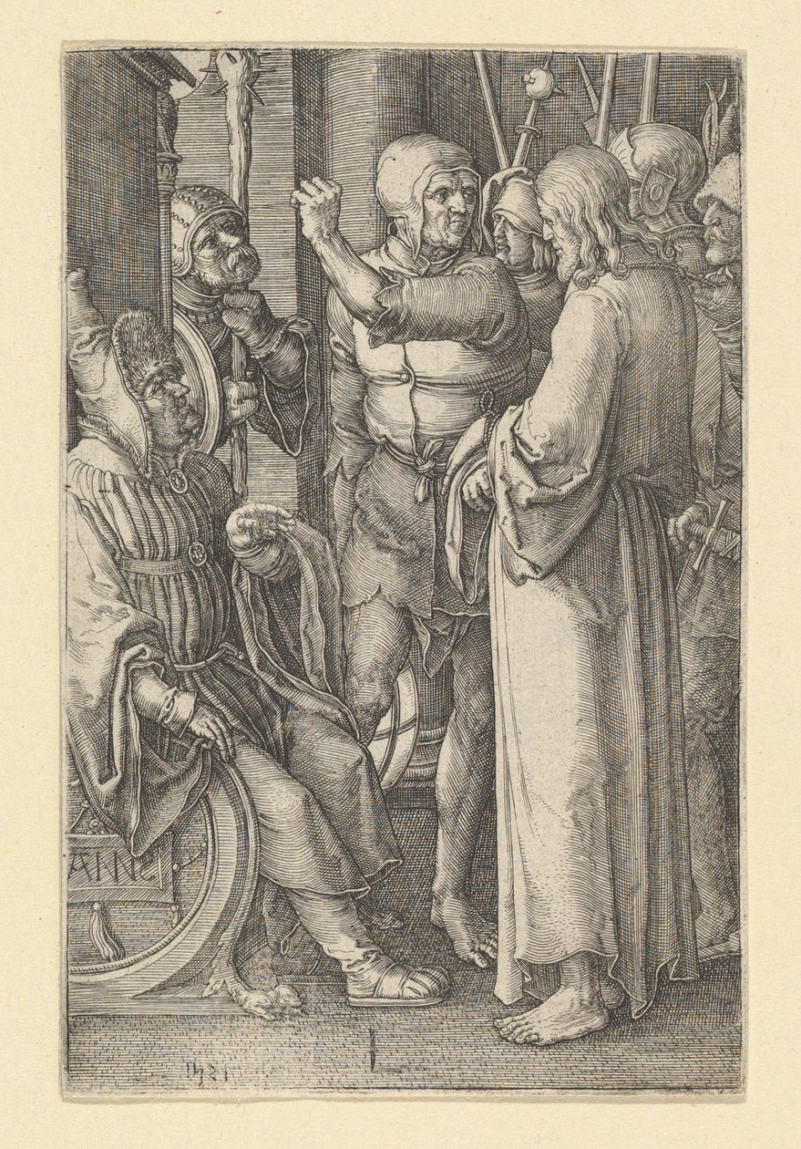 Cristo ante Anás de Lucas van Leyden