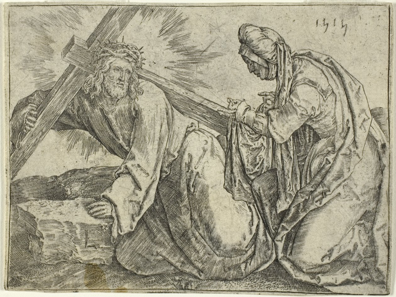 Cristo llevando la cruz de Lucas van Leyden