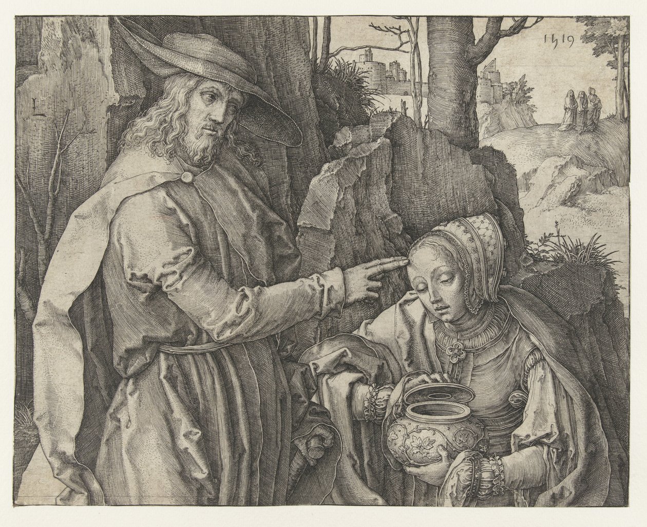 Cristo se aparece a María Magdalena de Lucas van Leyden