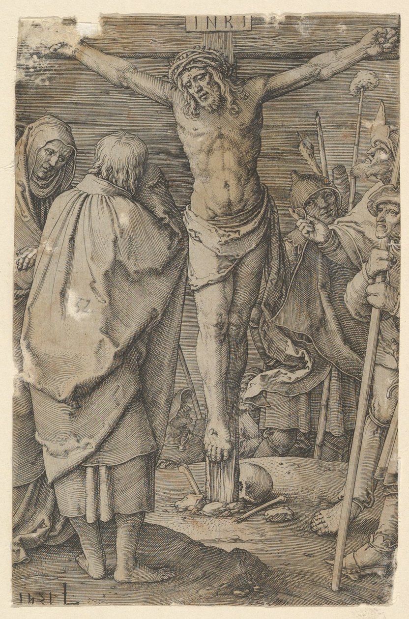 Crucifixión, de la serie «La Pasión» de Lucas van Leyden