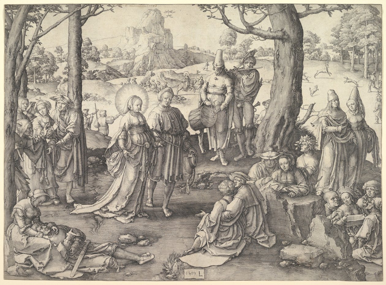La danza de Santa María Magdalena de Lucas van Leyden