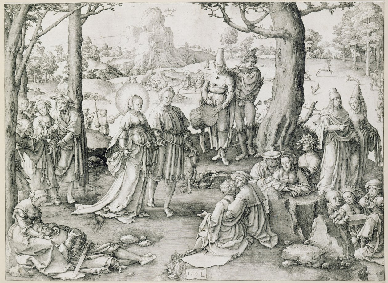 La danza de María Magdalena de Lucas van Leyden