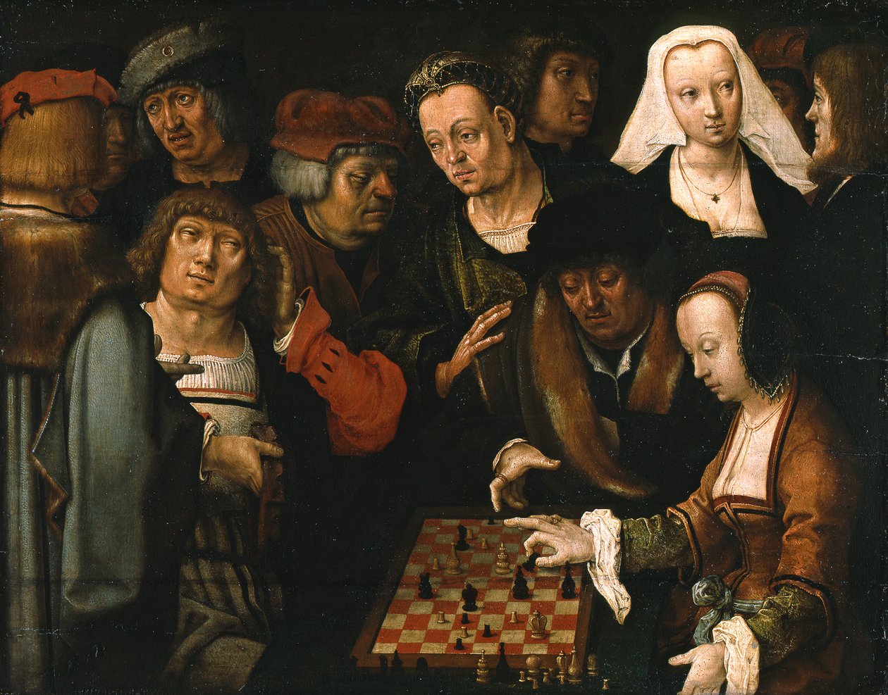 La partida de ajedrez de Lucas van Leyden