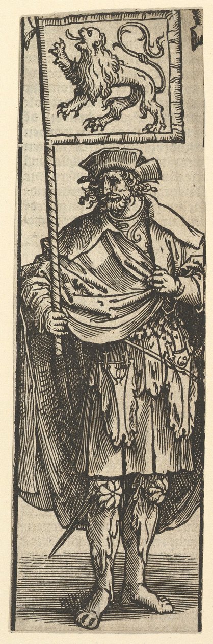 Dirk Primer Conde de Holanda, 1517 de Lucas van Leyden