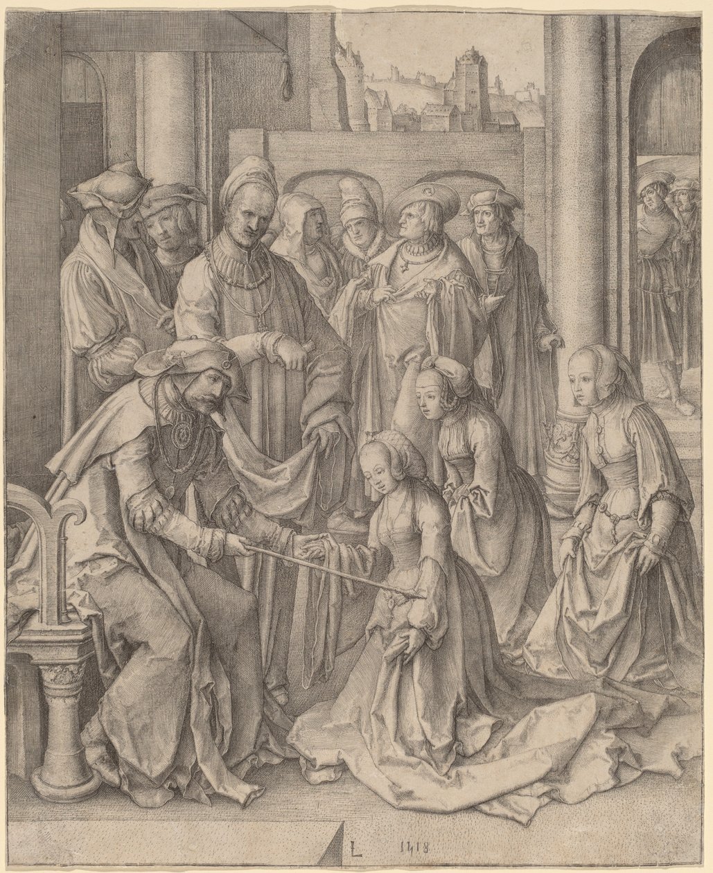Ester ante Asuero de Lucas van Leyden