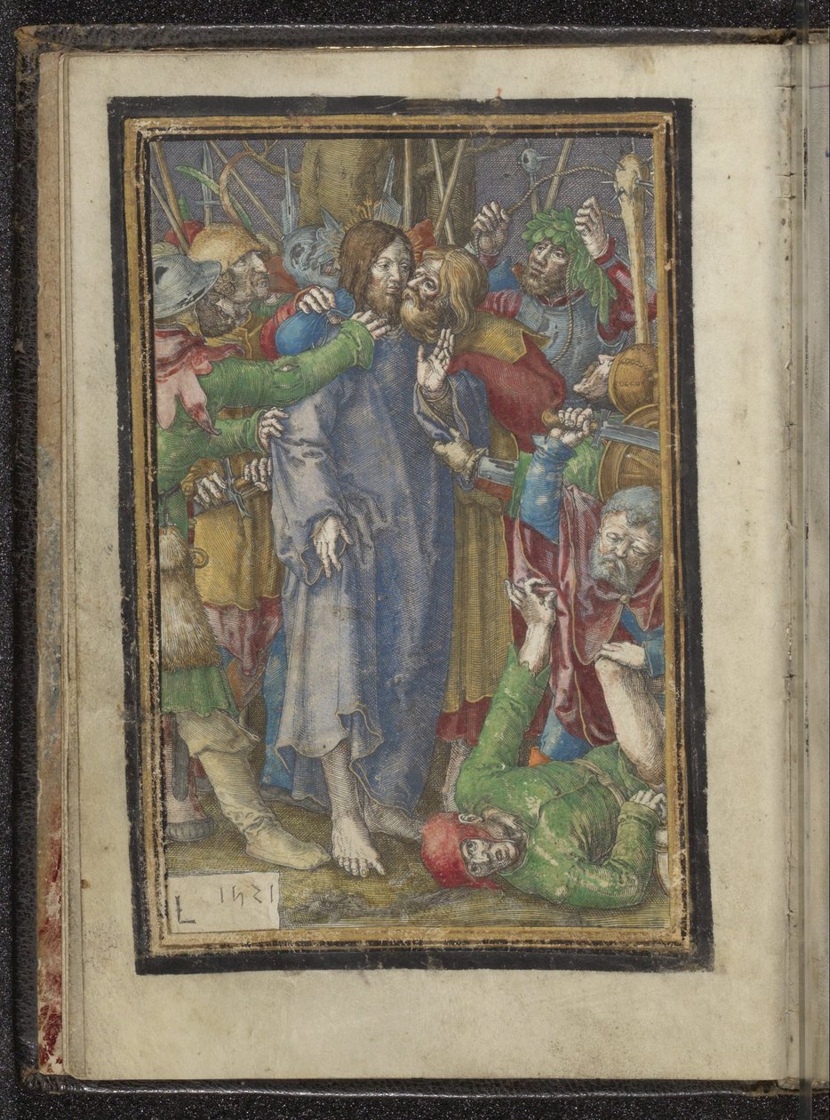 Cautiverio de Cristo Pasión de Cristo (título de la serie) de Lucas van Leyden