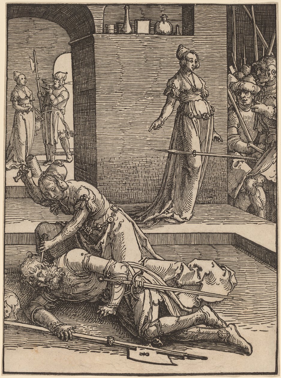 Jael Matando a Sísara de Lucas van Leyden