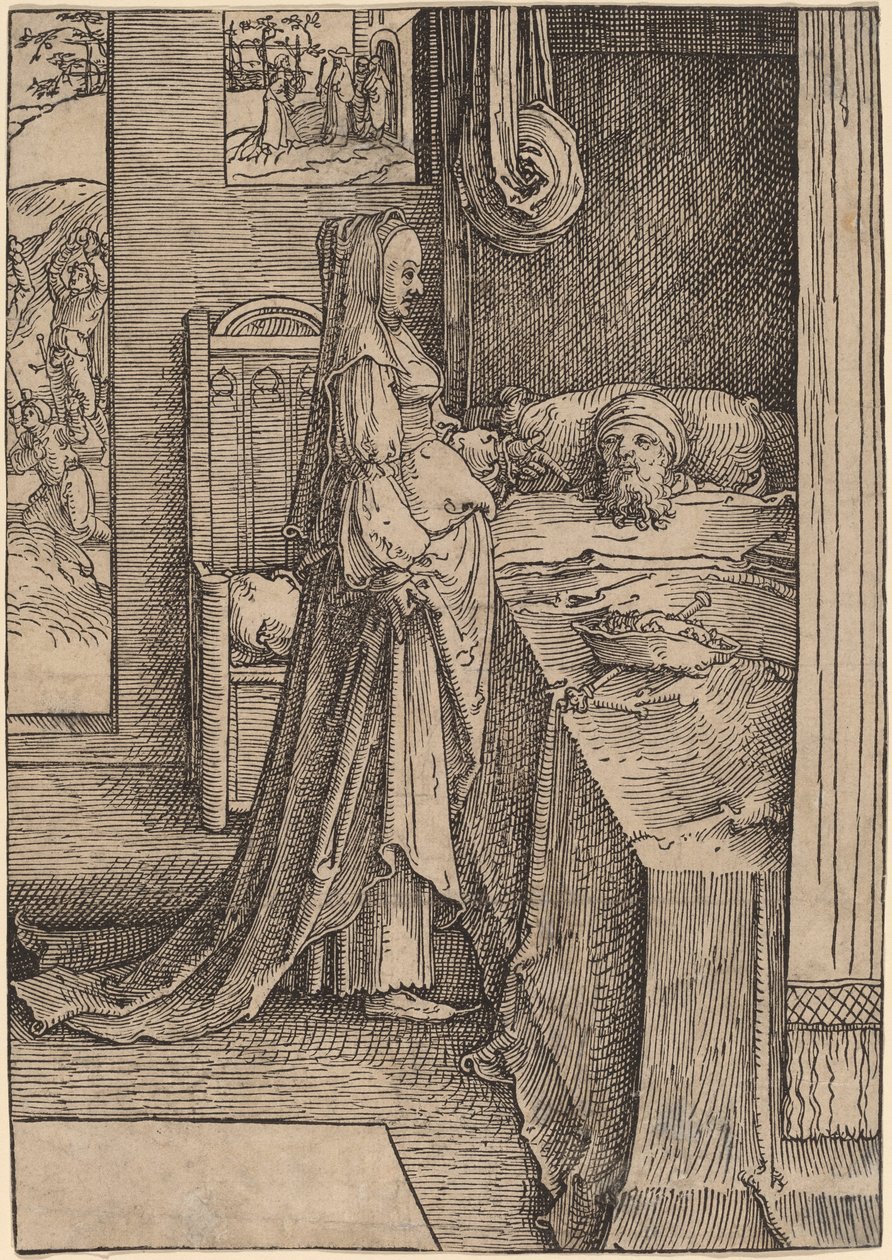 Jezabel y Acab de Lucas van Leyden